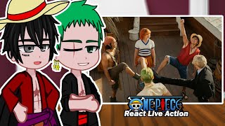 One Piece React to One Piece Live Action | Gacha React | One Piece | TikTok