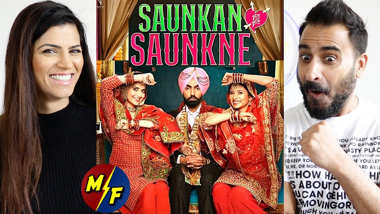 SAUNKAN SAUNKNE – Trailer REACTION!! | Ammy Virk, Sargun Mehta, Nimrat Khaira | Amarjit Singh Saron