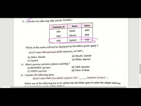 MCQ from MySQL CLASS-12 COMPUTER SCIENCE|SURESHOT QUESTIONS AND PYQ'S| Check it out now!!🙌💫