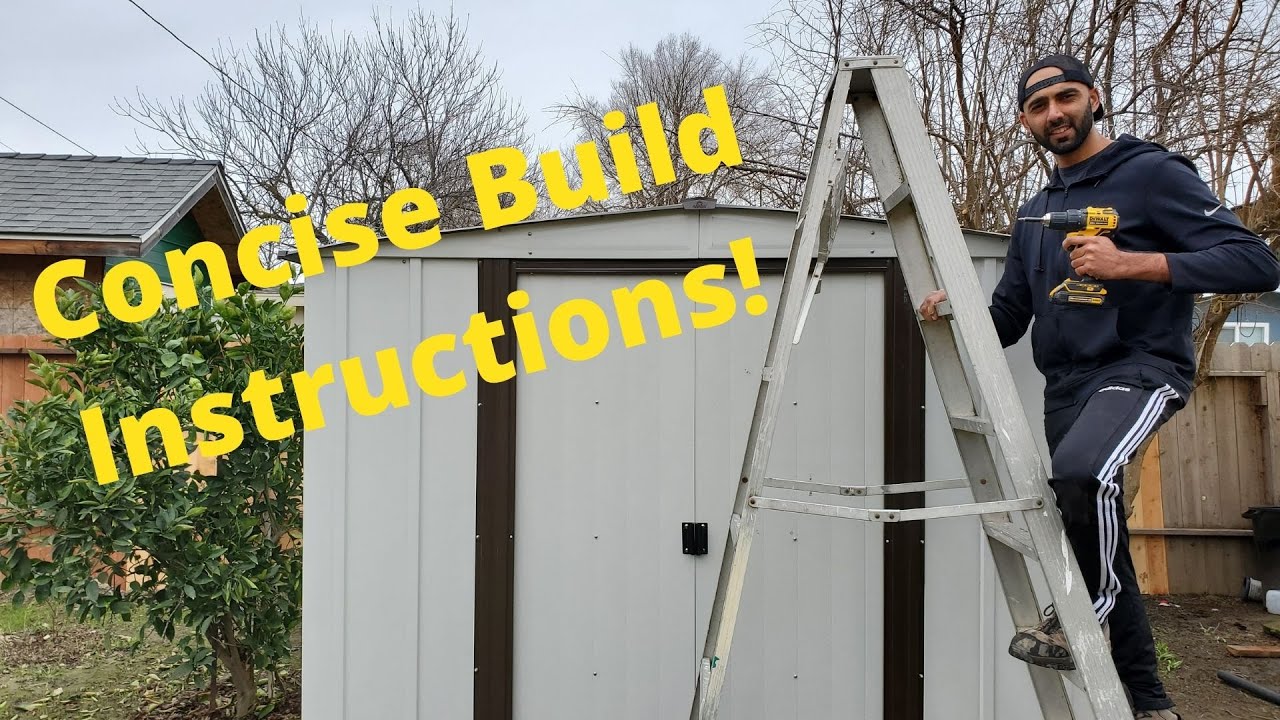 Step by Step Instructions into Building Your First Shed!