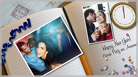 Yearly Journal Template, Styles, and Transitions for ProShow