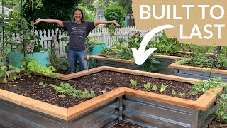 The ULTIMATE Raised Garden Beds for a Front or Backyard Vegetable