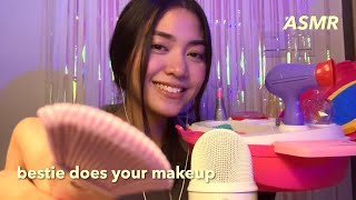ASMR - makeup roleplay with kids toys! | layered sounds (Malay)