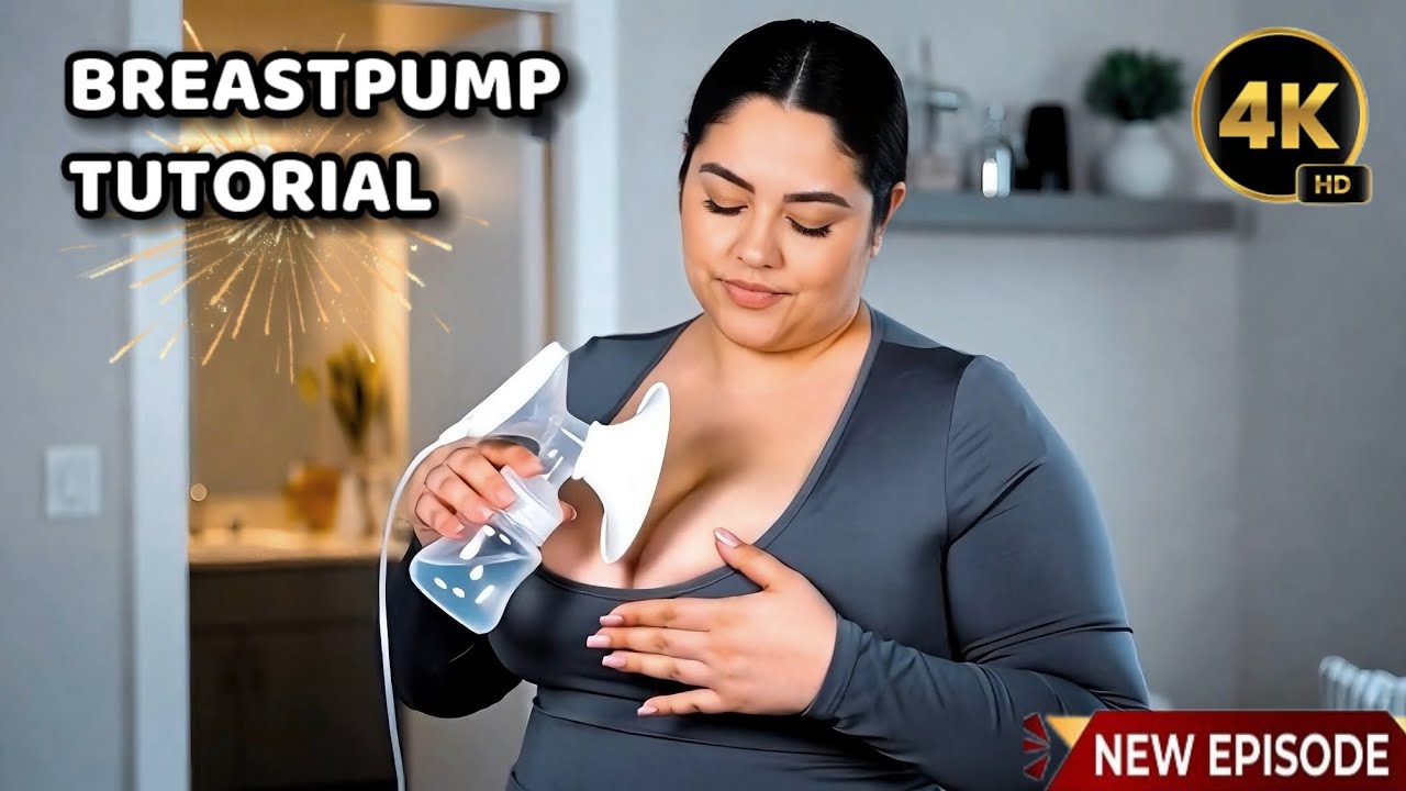 (4k) Breastfeeding & Breastpump tutorial : How consistent milk expression support routine & time