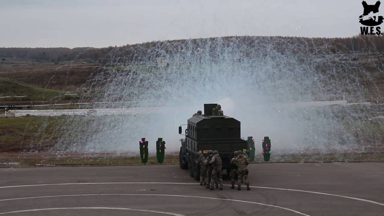 Тактические действия при поддержке бронеавтомобиля УРАЛ "ФЕДЕРАЛ" - YouTube