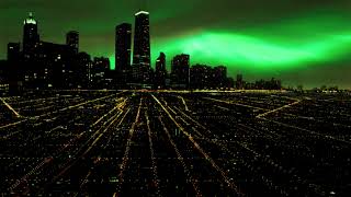 free, Chicago city, night lights, dusk HD