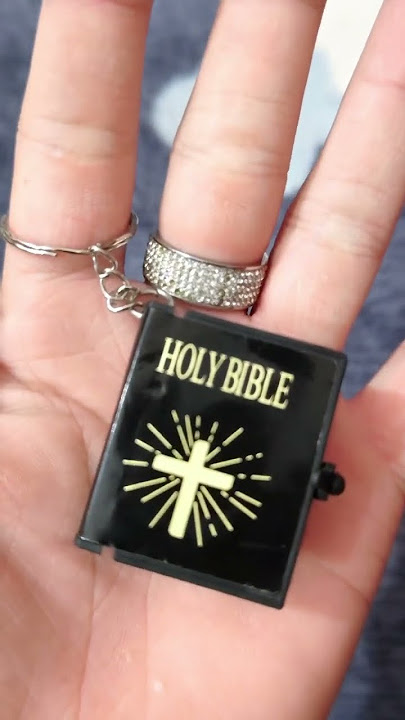 This mini Bible is so cute🥹☦️ #jesus #bible #christain #god