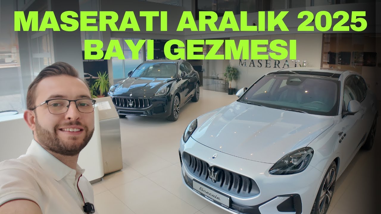 Maserati Aralık 2025 Bayi Gezmesi | Grecale, Ghibli, Levante | Lüks Showroom Turu
