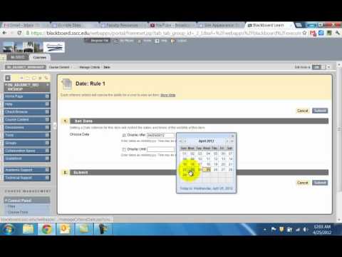 Bb 9.1 - Adaptive Release: Advanced