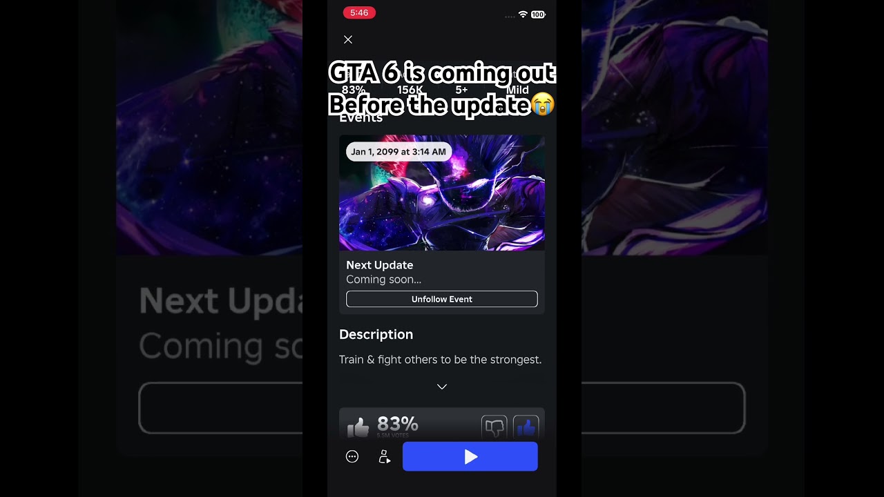 GTA 6 is coming out before tsb updates 