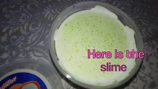 what happens if you put runny and sticky slime to a freezer video