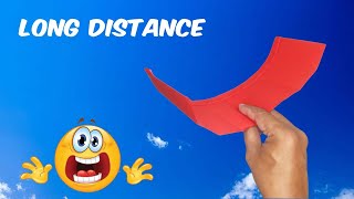 How to Make a Paper Airplane That Flies Long Time! Paper plane That Flies Far