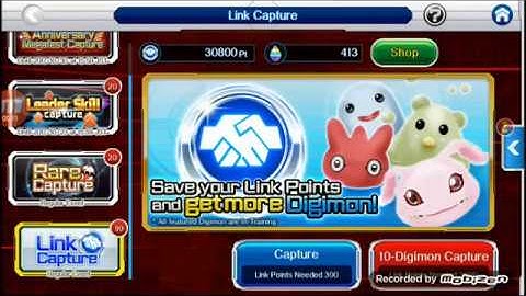 Digimon Linkz - 100 times Link Capture (Get 2 Major and 2 Moderate Leader Skill)