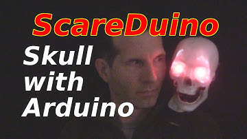 ScareDuino - Arduino controlled Skull with Servo, LEDs, Speaker