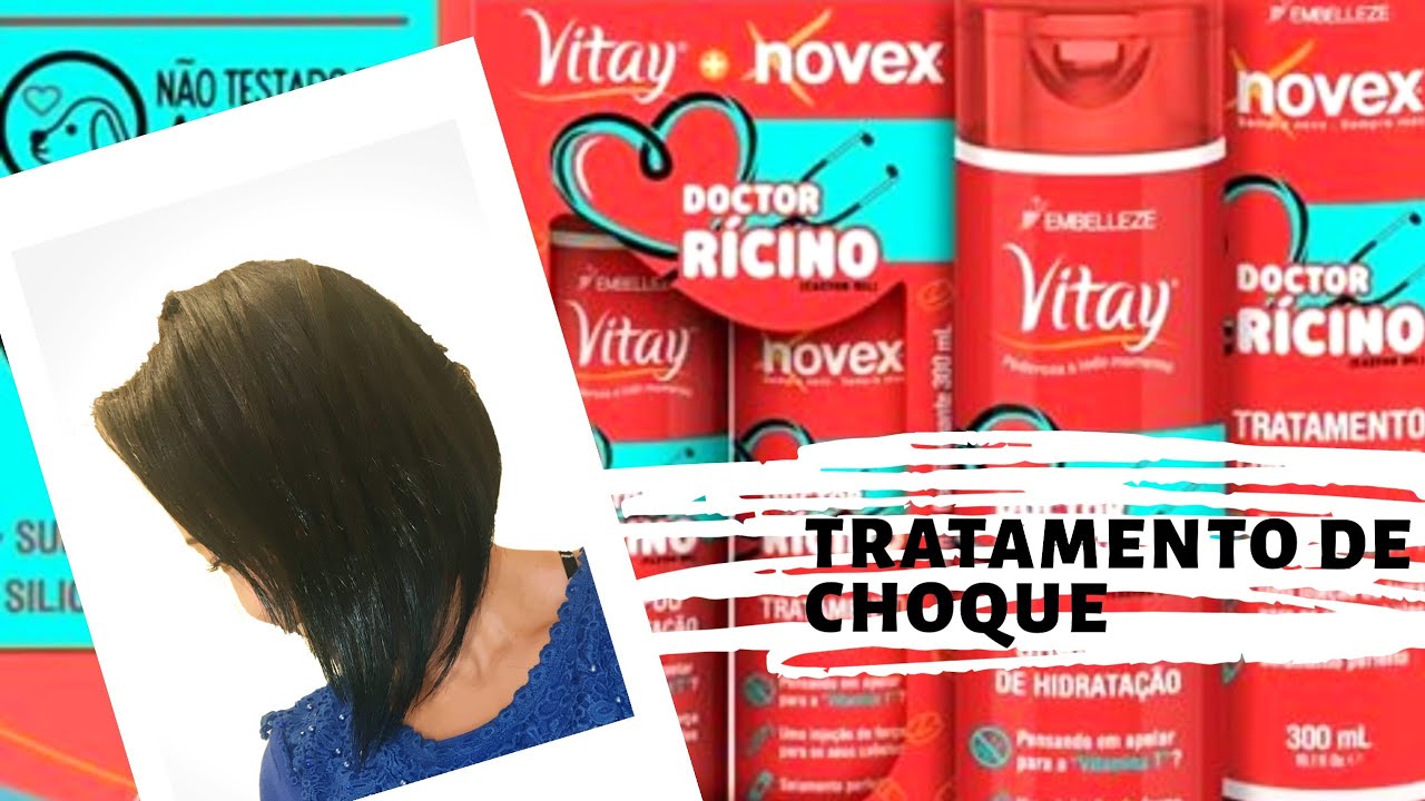 Tratamento de choque Linha Completa  Dr Ricino Novex