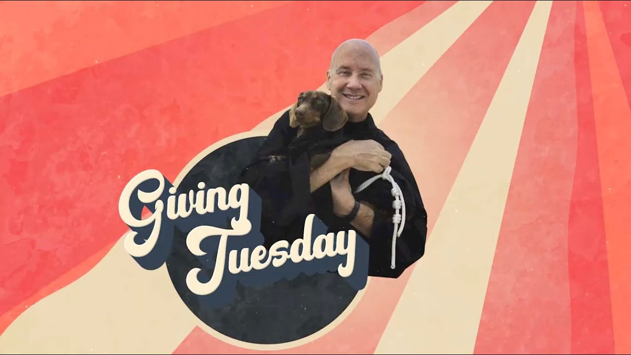 A Giving Tuesday Reminder From Fr. Dave and Friar Fritz