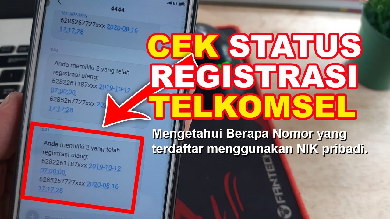 Cara cek nik yang terdaftar di kartu telkomsel