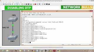 Disabling DTP(Dynamic Trunking Protocol) - CCNP R&S Level by Network Bulls