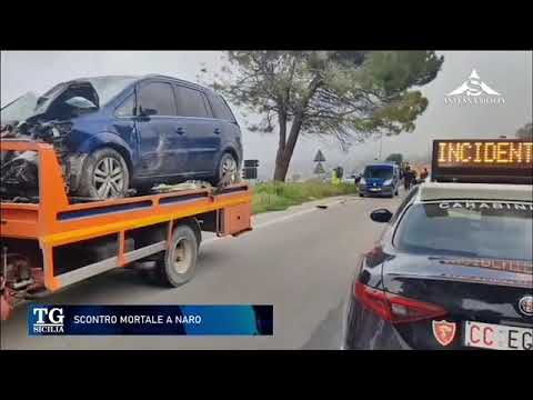 Video Naro–Camastra, scontro sulla statale 410 Dir: morto 24enne, cinque feriti di cui due gravi