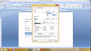 Font Tab Selector Details