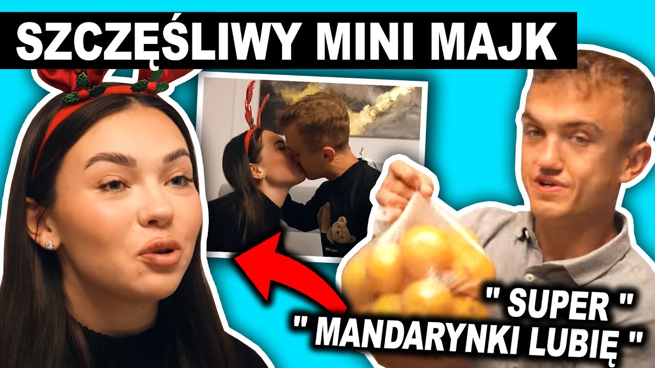 DZIEWCZYNA DAJE PREZENTY MINIMAJKOWI