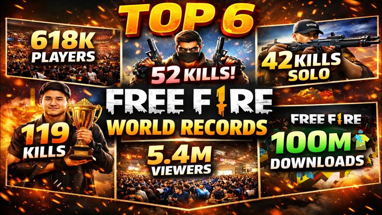 AMAZING Free Fire World Records You Won't Believe Exist! Naughty Raushan
