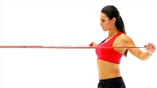 Shoulder Exercises - Reverse Fly with band