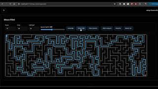 MazePilot v1: React + Canvas AI Autopilot (Maze Generator + Solver) |