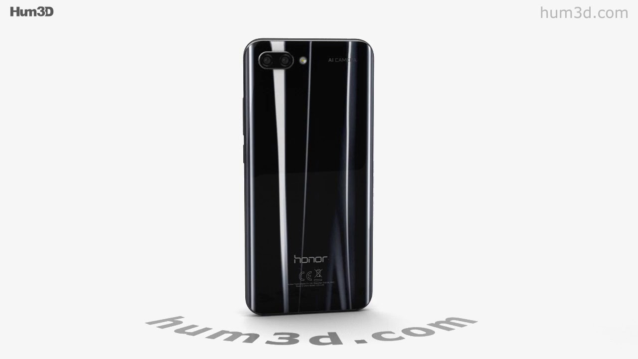 Huawei Honor 10 Midnight Black 3D model by 3DModels.org