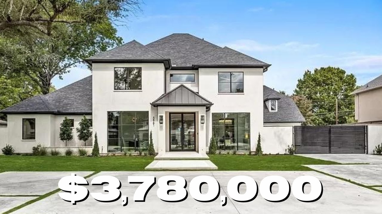 TOUR A 3.7M TRANSITIONAL HOME Texas Real Estate Dallas, Tx