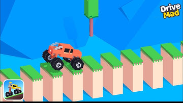 DRIVE MAD V09 IN FANCADE GAME 1 TO 11 LEVEL COMPLETE ANDROID/IOS GAMEPLAY || GAMING CUBE