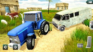 Real Tractor Pull Driving Simulator - Farming Cargo Tractor - Android Gameplay screenshot 3