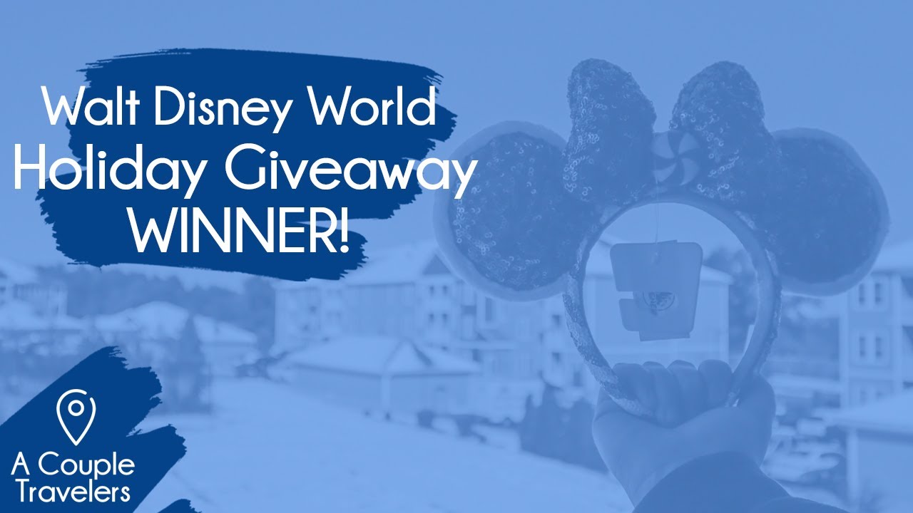Walt Disney World Holiday Giveaway Winner Announced!