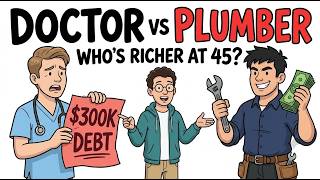 The Doctor vs The Plumber — Who's Richer at 45