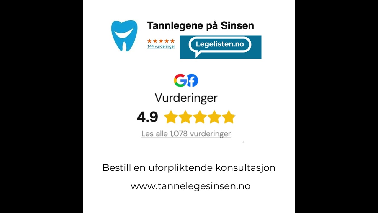 Usynlig tannregulering fra Invisalign
