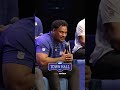 Sisi Mauigoa on the pressure of blocking for Jaxson Dart #giants #nfl #jaxsondart #football