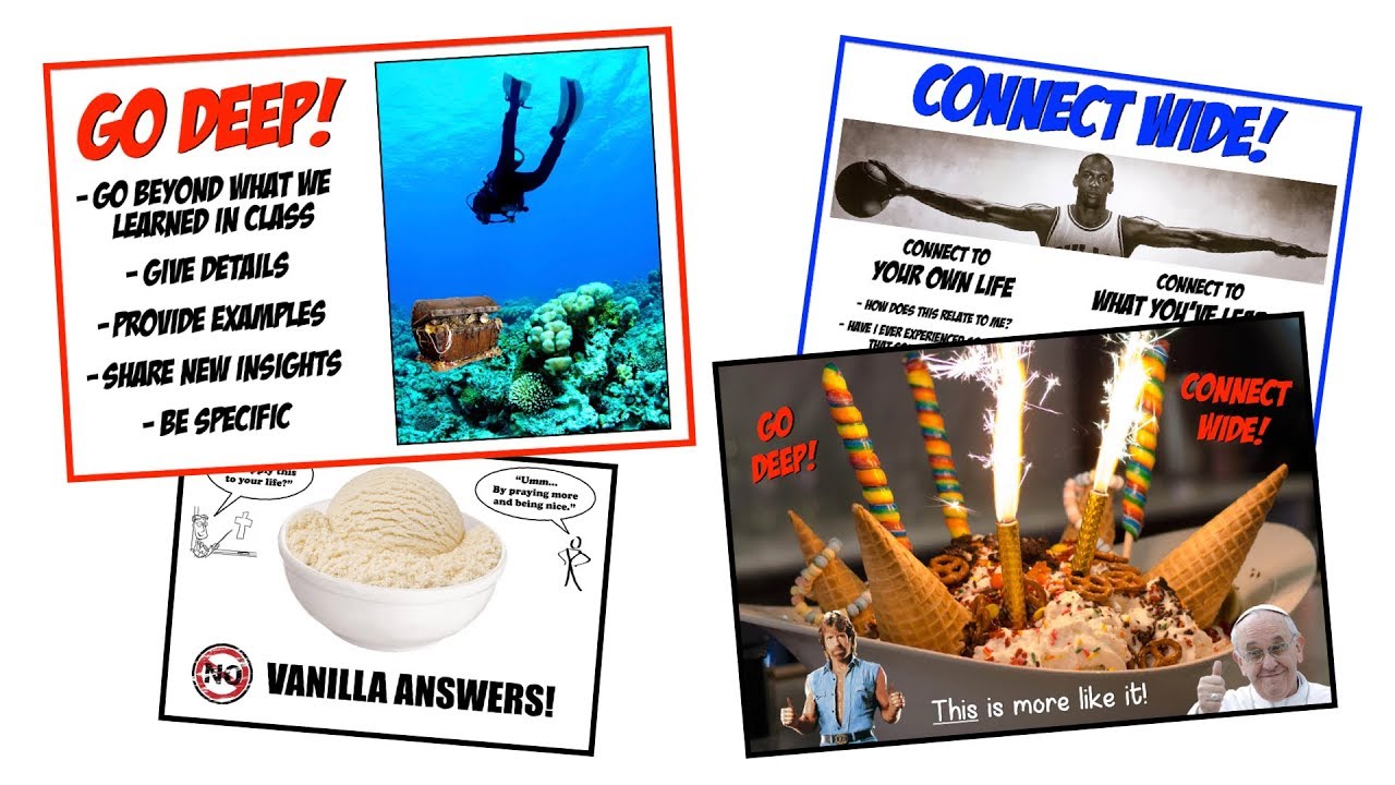 "GO DEEP & CONNECT WIDE!"