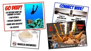 GO DEEP & CONNECT WIDE!