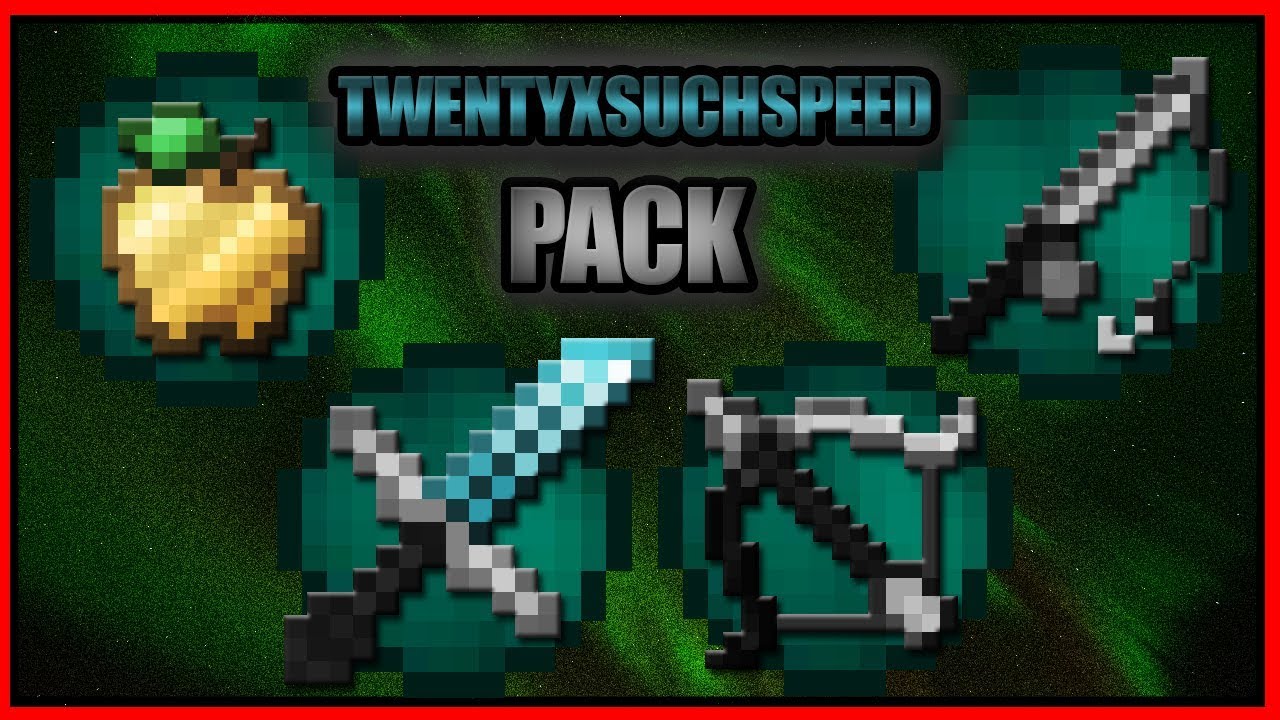 ★ Minecraft PvP Texture Pack l twenty[X]SuchSpeed [20x] [1.7/1.8] ★