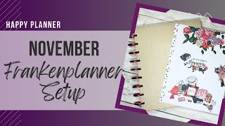 November Planner Setup | Happy Planner FrankenPlanner