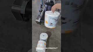 Color printing maxi rolls kitchen towel packing machine #packingmachine