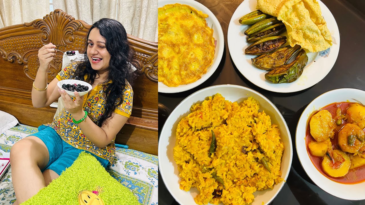 🌧️ঝমঝমিয়ে বৃষ্টিতে রমরমিয়ে জগাখিচুড়ি খাওয়া😝সঙ্গে আলুর দম😍ডিম ভাজা বাদ নেই কিছু❤️