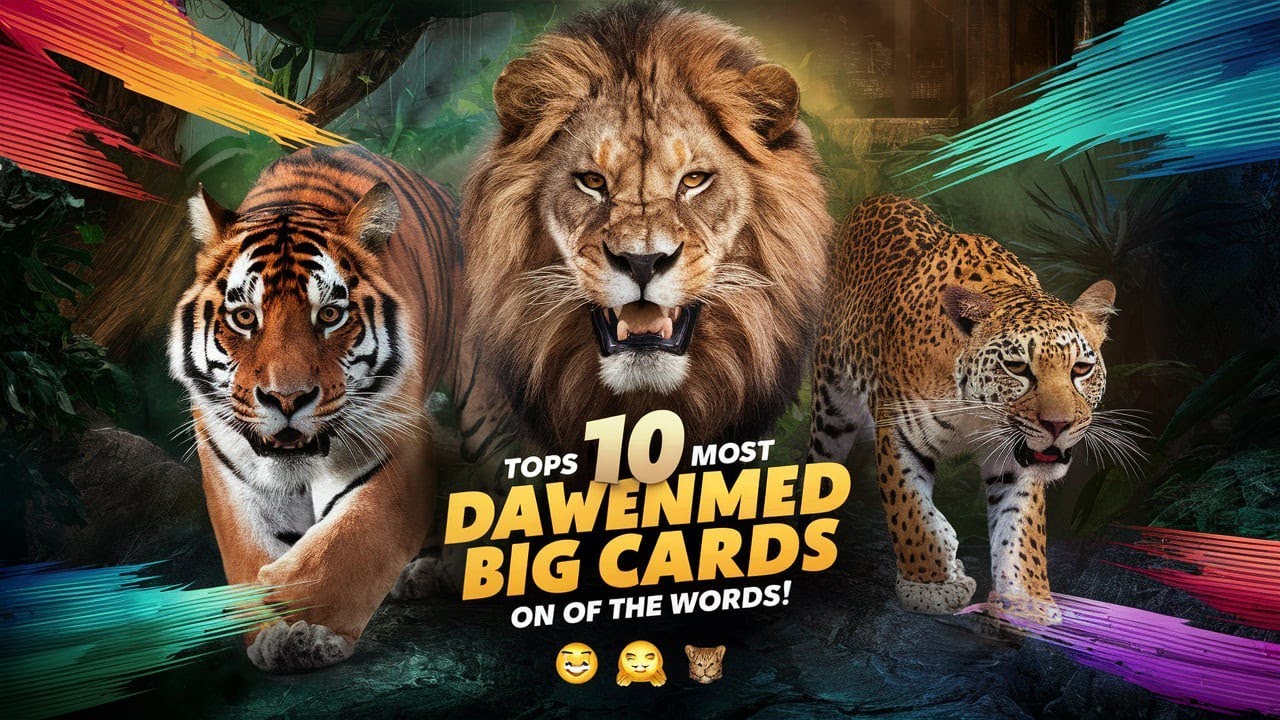 Top 10 MOST DANGEROUS Big Cats in the World! 🦁🐆🐅 YouTube