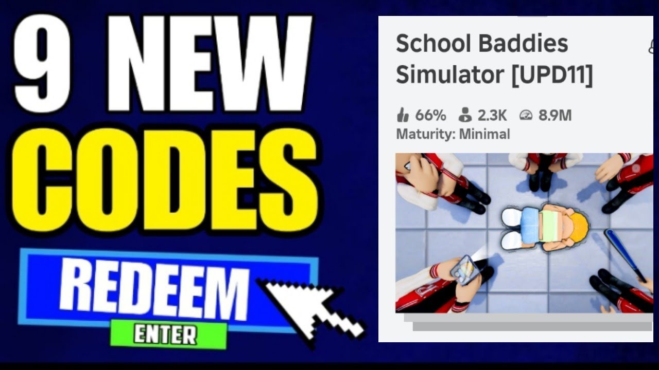 UPDATE NEW! ROBLOX School Baddies Simulator CODES 2024!! BE QUICKLY
