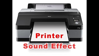 Printer Printing Paper Noises Printer Sounds | Film & Sound Effects No Copyright