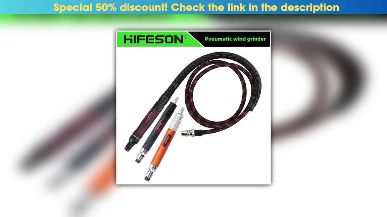 Editor’s Choice HIFESON Pneumatic Wind Grinder Min Polisher Grinding Machine High Speed Air Micro D
