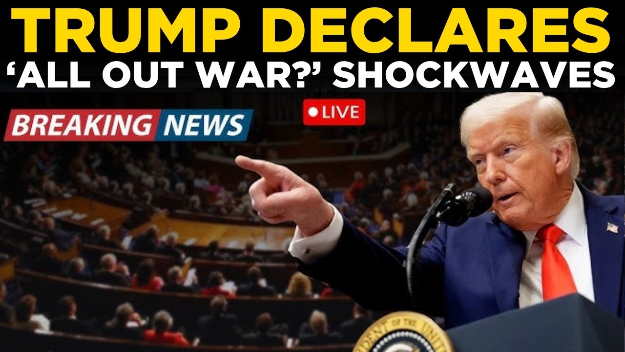 Trump Live | Donald Trump Makes Chilling 'All Out War..' Announcement | Trump Speech | White House