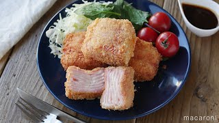 ベーコンミルフィーユカツ　のレシピ　作り方