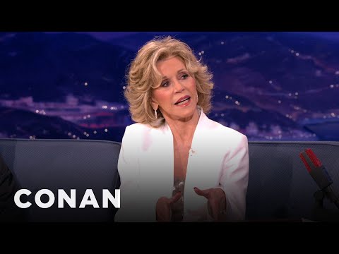 Jane Fonda Gives Conan Sex Tips | CONAN on TBS