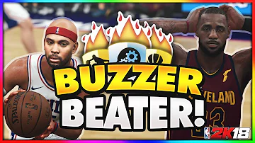 NBA 2K18 MyCAREER - SHOT CLOCK CHEESE! Buzzer Beater vs LeBron James Ep. 10 (PS4 Pro Gameplay)